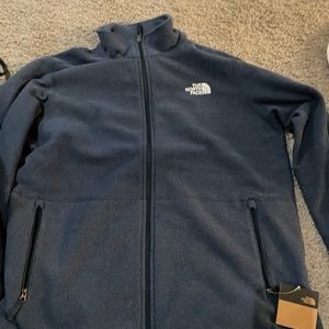 Northface full zip jacket- navy
